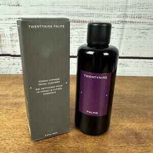 NEW in Box TwentyNine Palms Cosmic Cypress Facial Cleanser Gel 3.3 Fl Oz Luxury